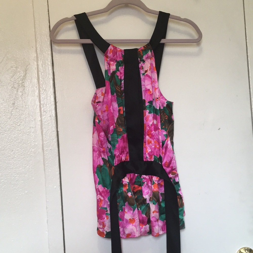 Balenciaga Silk Floral Tank